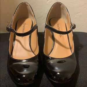 Black Ankle Strap Pumps